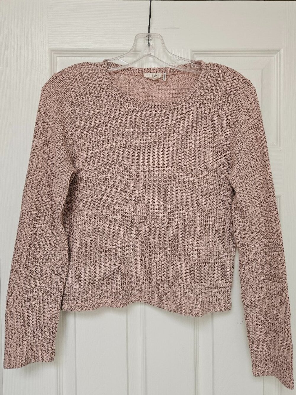 One Clothing Cute Pink Textured Sweater Size XS
